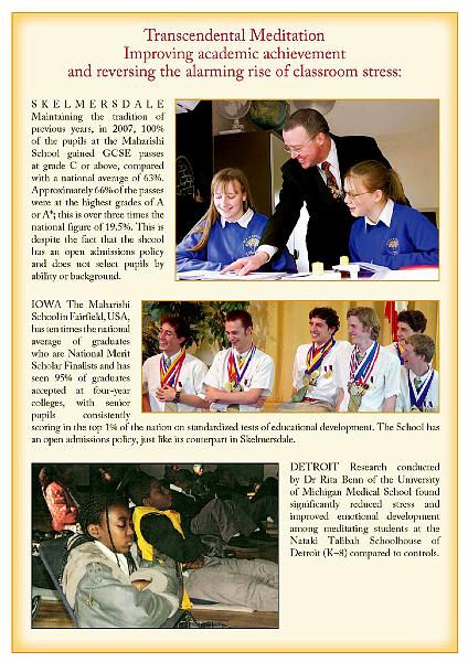 7 CBE-UKp7.jpg - Beautiful photos express the peace, happiness, and success of students in Consciousness-Based Education in the new brochure.